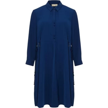 Image of Phase Eight Esi Eyelet Dress - Petrol