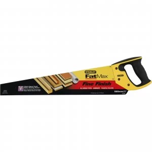 image of Stanley FatMax Fine Cut Hand Saw 22" / 550mm 11tpi