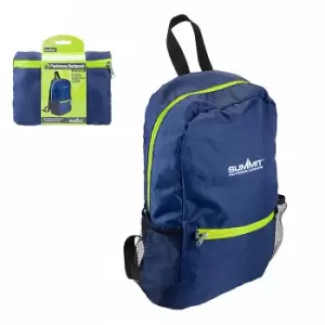 Image of Summit 15L Pack Away Backpack Bag 15 Litre - Navy