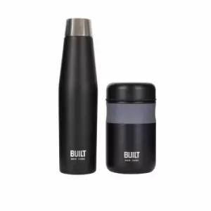 image of Built Blt 540Ml Apex And Food Flask Set Black