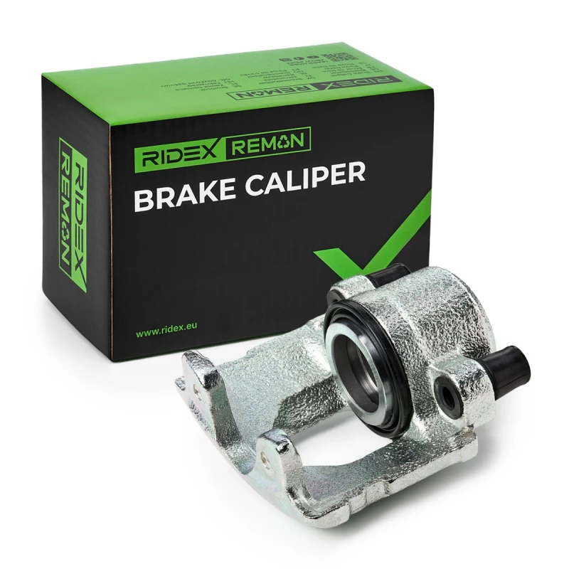 Image of RIDEX REMAN 78B1493R Brake caliper Front Axle Left Grey Cast Iron Brake Caliper (78)