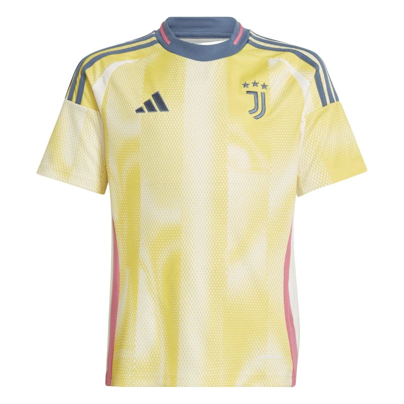 Image of adidas Juventus Away Shirt 2024 2025 Juniors Domestic Replica Shirts 7-8 Years Yellow 36823113175