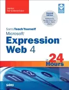 Image of sams teach yourself microsoft expression web 4 in 24 hours updated for serv