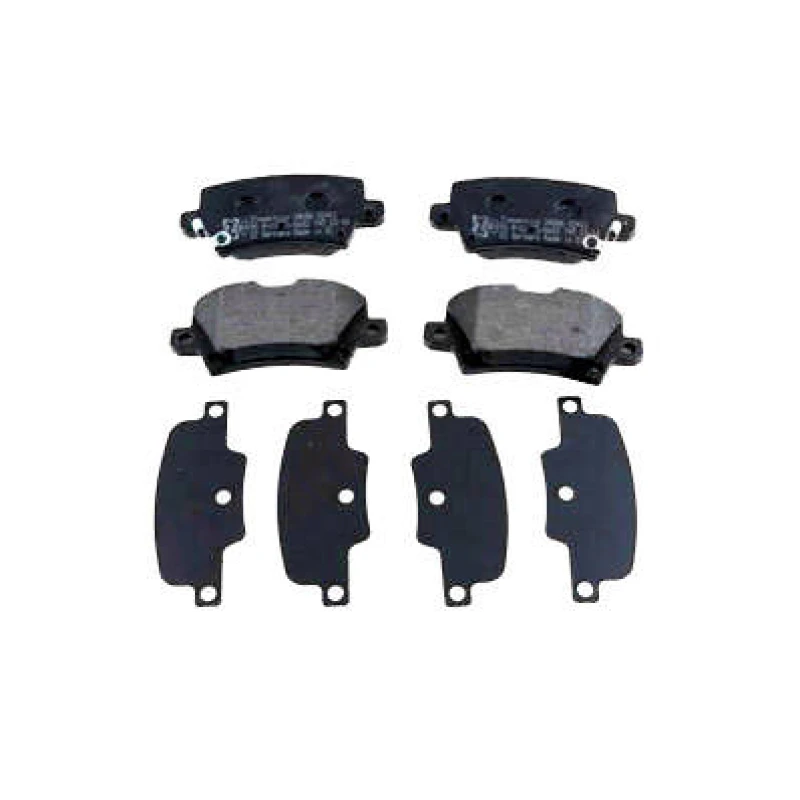 Image of ZIMMERMANN 24086.155.1 Brake pad set Rear Axle, with acoustic wear warning, Photo corresponds to scope of supply Brake Pad Set,disc brake (402)