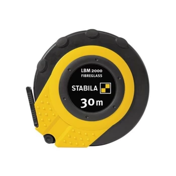 Image of Stabila - LBM 2000 Closed Fibreglass Tape 30m (Width 13mm) (Metric only)