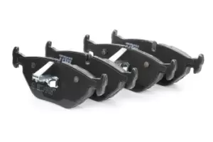 image of TRW Brake pad set BMW,SAAB,ROVER GDB1344 1161456,1164499,2157574 34211161456,34211164499,34212157574,34214398213,34216750190,34216761239,34216761241