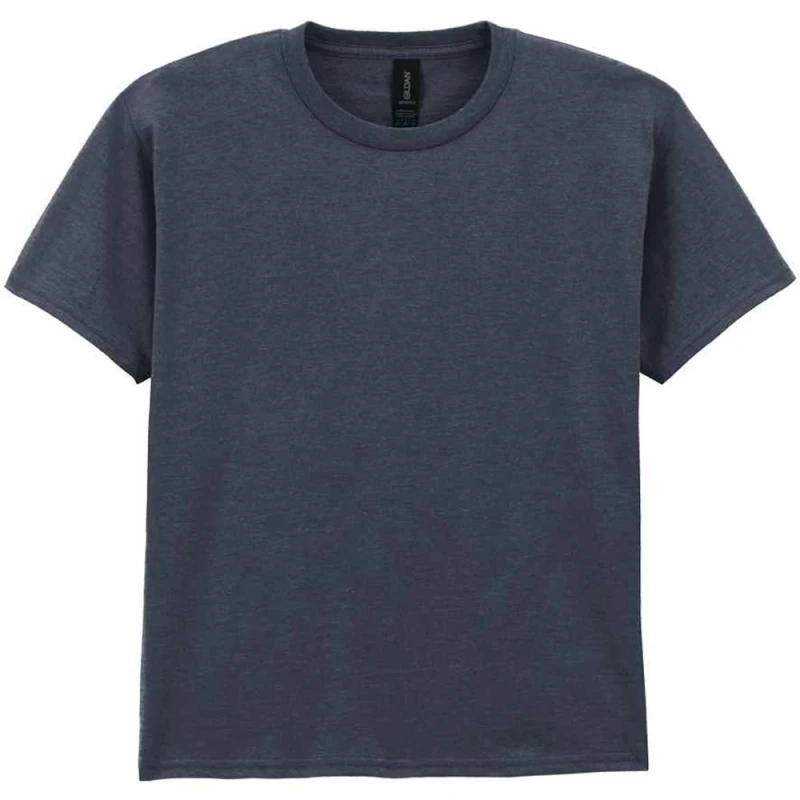 Image of Gildan Softstyle Heather T-Shirt in Grey Size: 9 Years Grey Unisex 9 Years