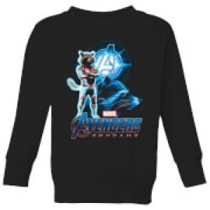 image of Avengers: Endgame Rocket Suit Kids Sweatshirt - Black - 11-12 Years