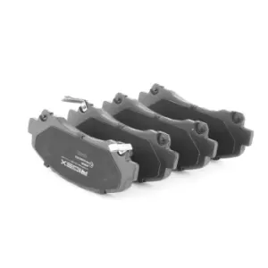 Image of RIDEX Brake pad set Front Axle 402B0923 Brake pads,Brake pad set, disc brake CHEVROLET,ISUZU,Trailblazer (31UX),D-Max I Pickup (TFR, TFS)