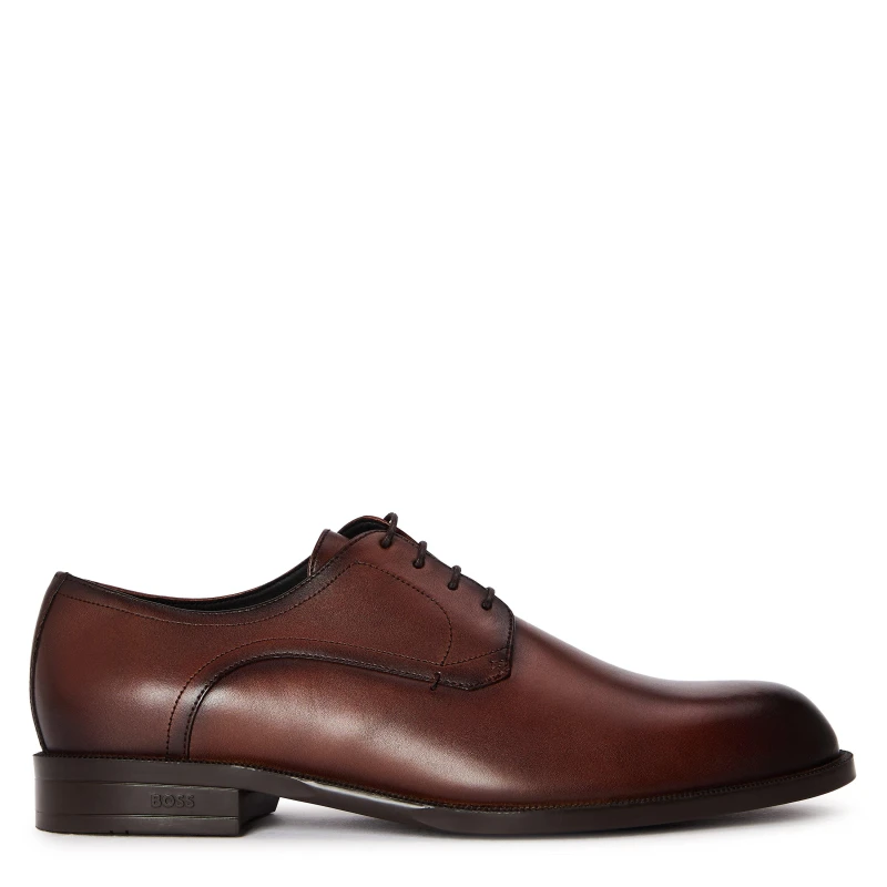 Image of Boss Boss Tayil Derb Bunl 10271643 01 Derby Shoes Mens Medium Brown male 6.5 (40.5)