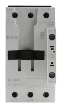 Image of Eaton xStart DILM 3 Pole Contactor - 40 A, 24 V dc Coil, 3NO, 18.5 kW