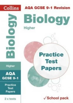 Image of Aqa Gcse Biology Higher Practice Test Papers by Collins Gcse Book