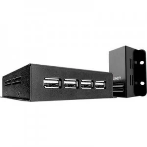 Image of LINDY 50m 4 Port USB 2.0 Cat.5 Extender RJ45 USB extender via RJ45 network cable 50 m