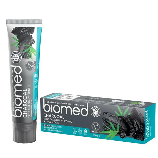 image of Splat Biomed Charcoal Triple Charcoal Whitening Natural Toothpaste 100g