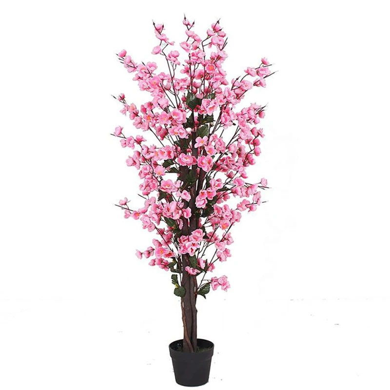 Image of Leaf 120cm Artificial Pink Blossom Tree Pink unisex