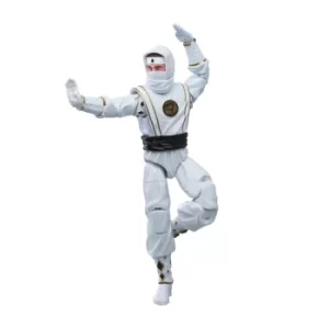 Image of Hasbro Power Rangers Lightning Collection Monsters Mighty Morphin Ninja White Ranger 6" Action Figure