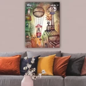 Image of 116586982_70100 Multicolor Decorative Canvas Painting