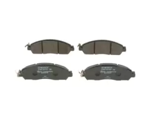 Image of Bosch Brake pad set 0 986 424 837 Brake pads,Brake pad set, disc brake RENAULT,NISSAN,Alaskan Pickup,NP300 Navara Pickup (D23)