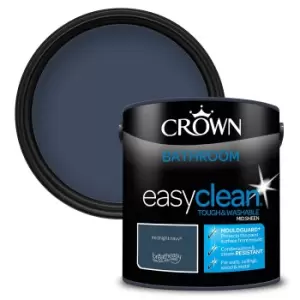 Image of Crown Easyclean Bathroom Paint Midnight Navy 2.5L