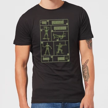 Image of Toy Story Plastic Platoon Mens T-Shirt - Black - 5XL