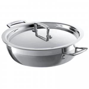Image of Le Creuset 3-Ply Stainless Steel Shallow Casserole Dish - 26cm