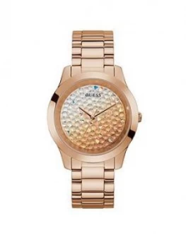 image of Guess Crush Rose Gold Bracelet Watch