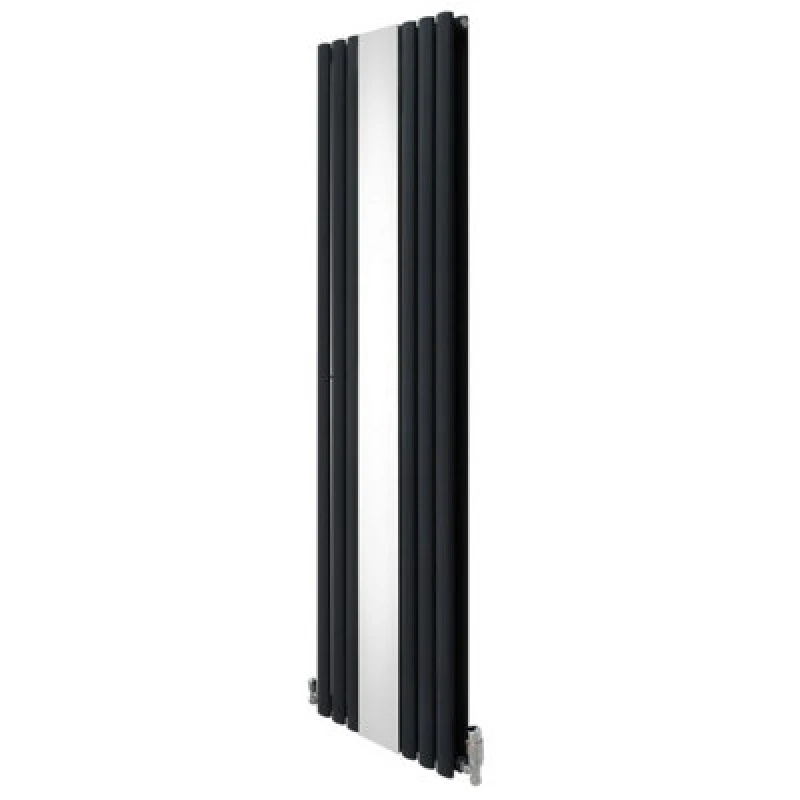 Image of MONSTER-SHOP Monster-shop - Oval Panel Radiator With Mirror 1800mm x 500mm & trv Chrome 5055986194125