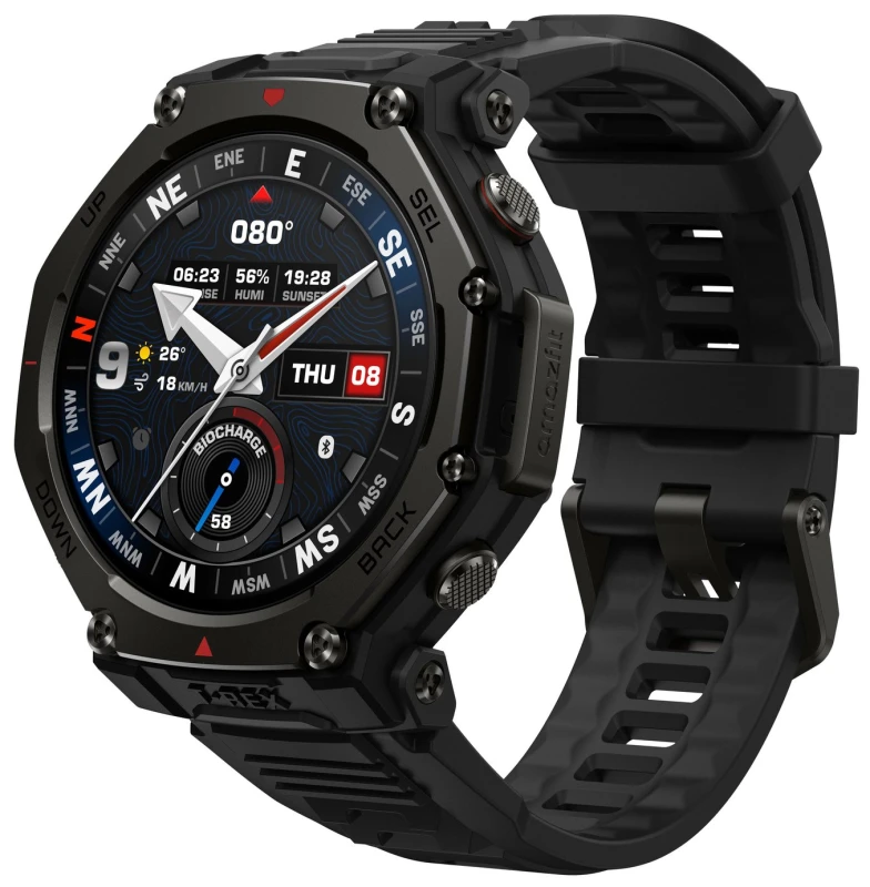 Image of Amazfit Amazfit T-Rex 3 Pro 48mm Smartwatch - Tactical Black
