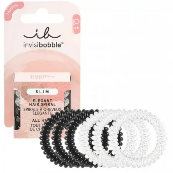 Image of Invisibobble Slim Elegant Hair Spiral Day and Night