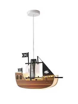 image of Glow Pirate Ship Pendant Lamp