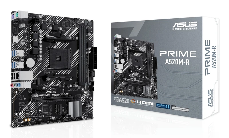 Image of Asus Prime A520M-R AMD Socket AM4 Motherboard