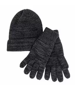 Image of TOTES Hat And Glove Set - Navy, Men