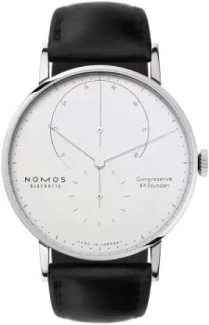 Image of Nomos Glashutte Watch Lambda White Gold Sapphire Crystal