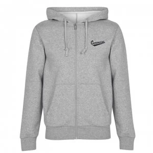 image of Converse Nova Zip Hoodie Mens - Grey Heather