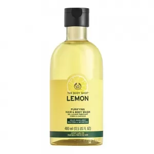 image of The Body Shop Lemon Purifying Hair & Body Wash