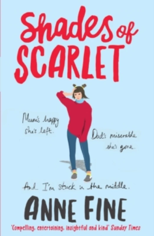 Image of Anne Fine Shades of Scarlet Book Multi