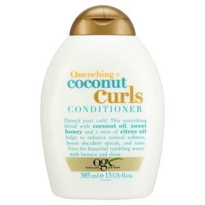 image of OGX Quenching Coconut Curls Conditioner 385ml