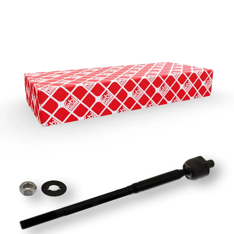 Image of FEBI BILSTEIN 43169 Inner Tie Rod Front Axle Right, with counter nut Inner Tie Rod (51)