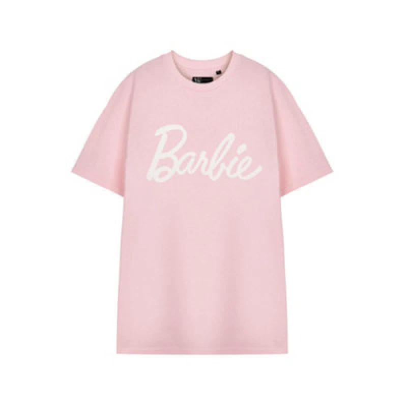 Image of Barbie Short Sleeved T-Shirt Pink