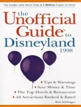 Image of The Unofficial Guide to Disneyland 1998 by Frommer Paperback