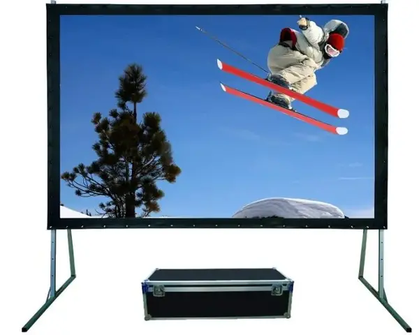 Image of Sapphire 118" SFFS305FR-WSF-FABRIC Rapidfold Front Projection Projector Screen