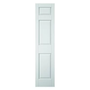 image of Wickes Woburn Internal White Primed 3 Panel Moulded Door - 1981 x 457mm