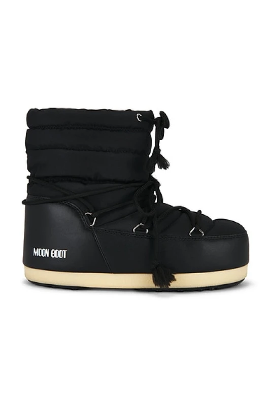 Image of MOON BOOT Evx Light Low Nylon Boots - Black 6