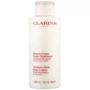 image of Clarins Moisture-Rich Shea Butter Body Lotion 400ml