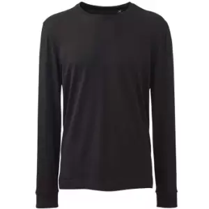 Image of Anthem Mens Long-Sleeved T-Shirt (5XL) (Black)