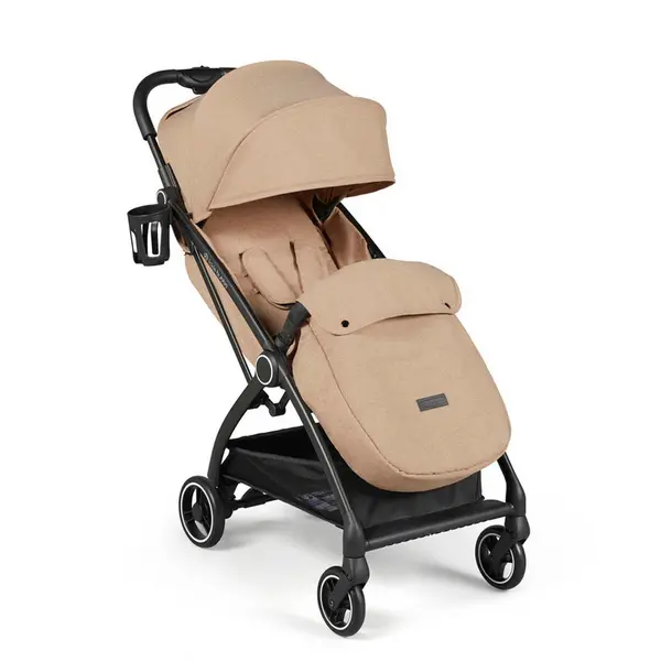 image of Ickle Bubba Aries Max Autofold Stroller - Beige