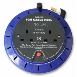 Image of Zexum 10m 2G Circular Round Reel Extension