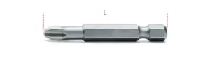 Image of Beta Tools 862 PH 1x 1/4" Hex Drive Phillips Bit PH1 x 50mm Long
