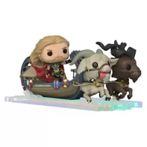 Image of Marvel Thor Love & Thunder Thor with Toothnasher & Toothgrinder Funko Pop! Vinyl Ride