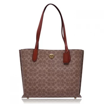 Image of Coach Coach Willow Tote Bag - B4/Tan